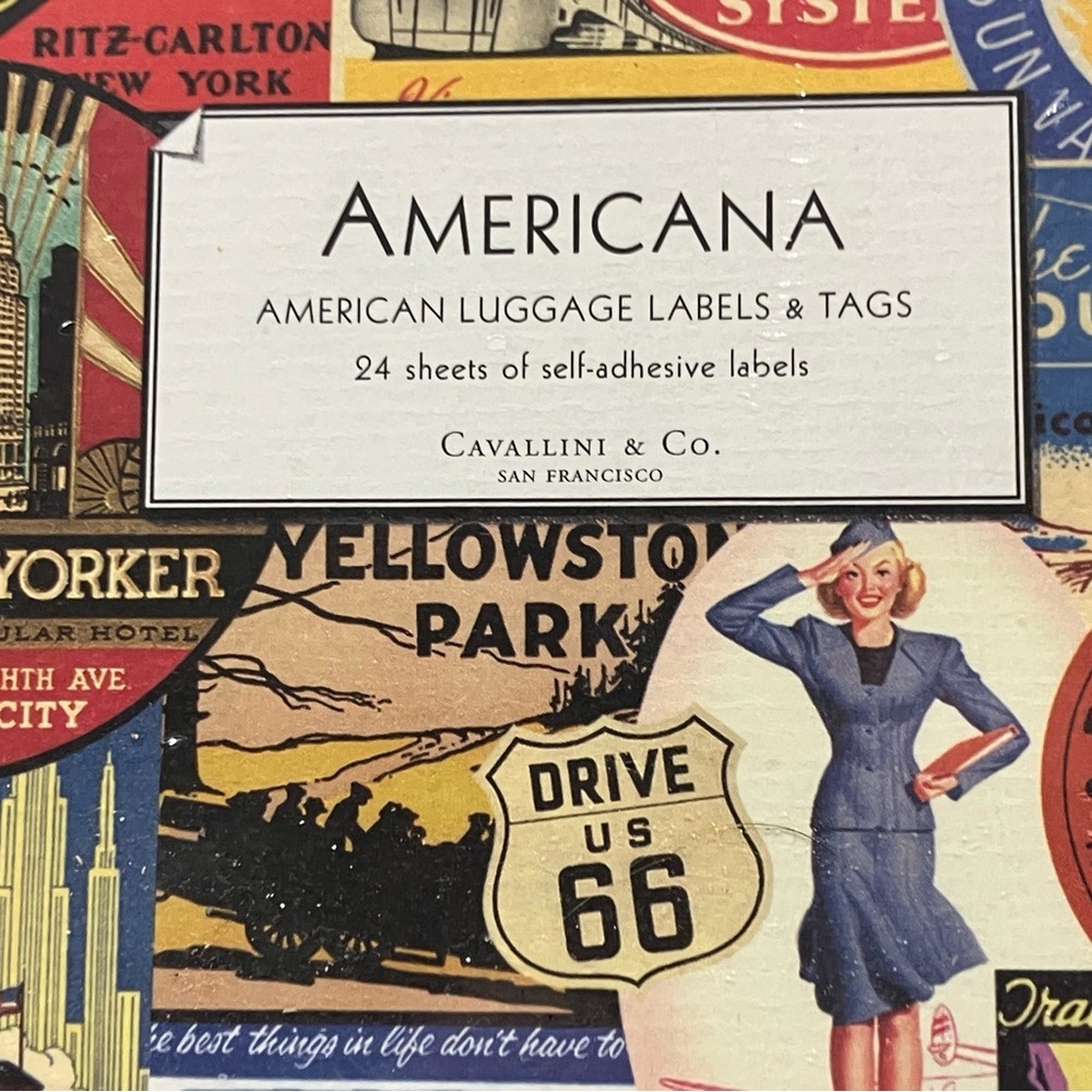 Cavallini Luggage Labels - Picture 6 of 8